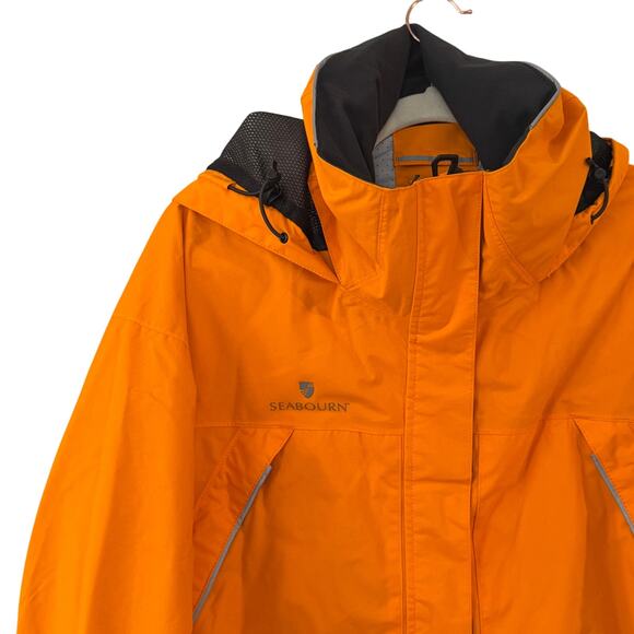 Helly Hansen Seabourn PolarShield Women’s XL Helly Tech Jacket Orange Waterproof - Picture 4 of 16